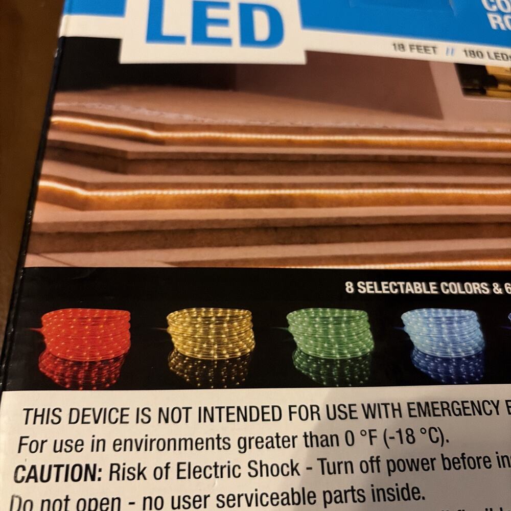 FG-03603 120V LED Color Changing 18ft Rope Light with Remote Control - Picture 8 of 12